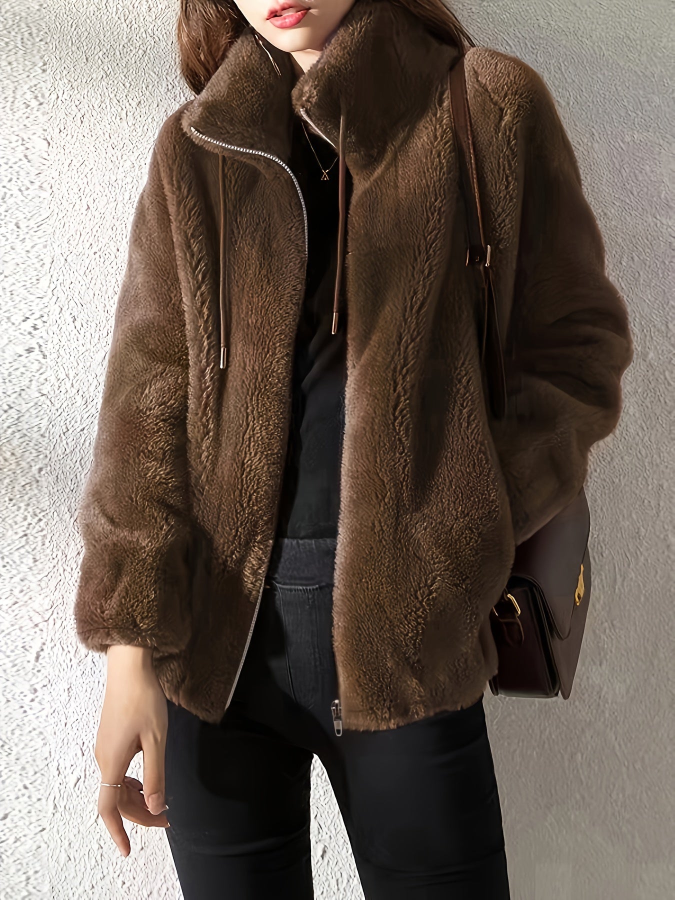 Beatrice | Cozy Teddy Fleece Zip Jacket