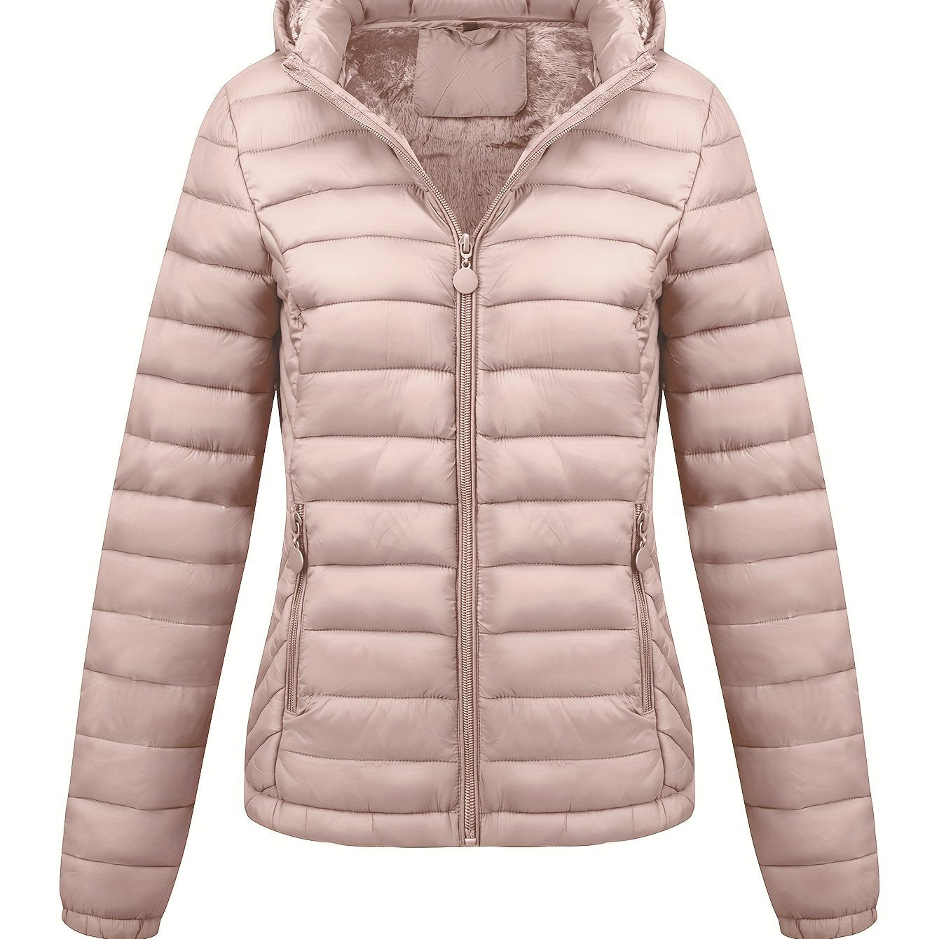 Isla | Hooded Fleece-Lined Puffer Jacket