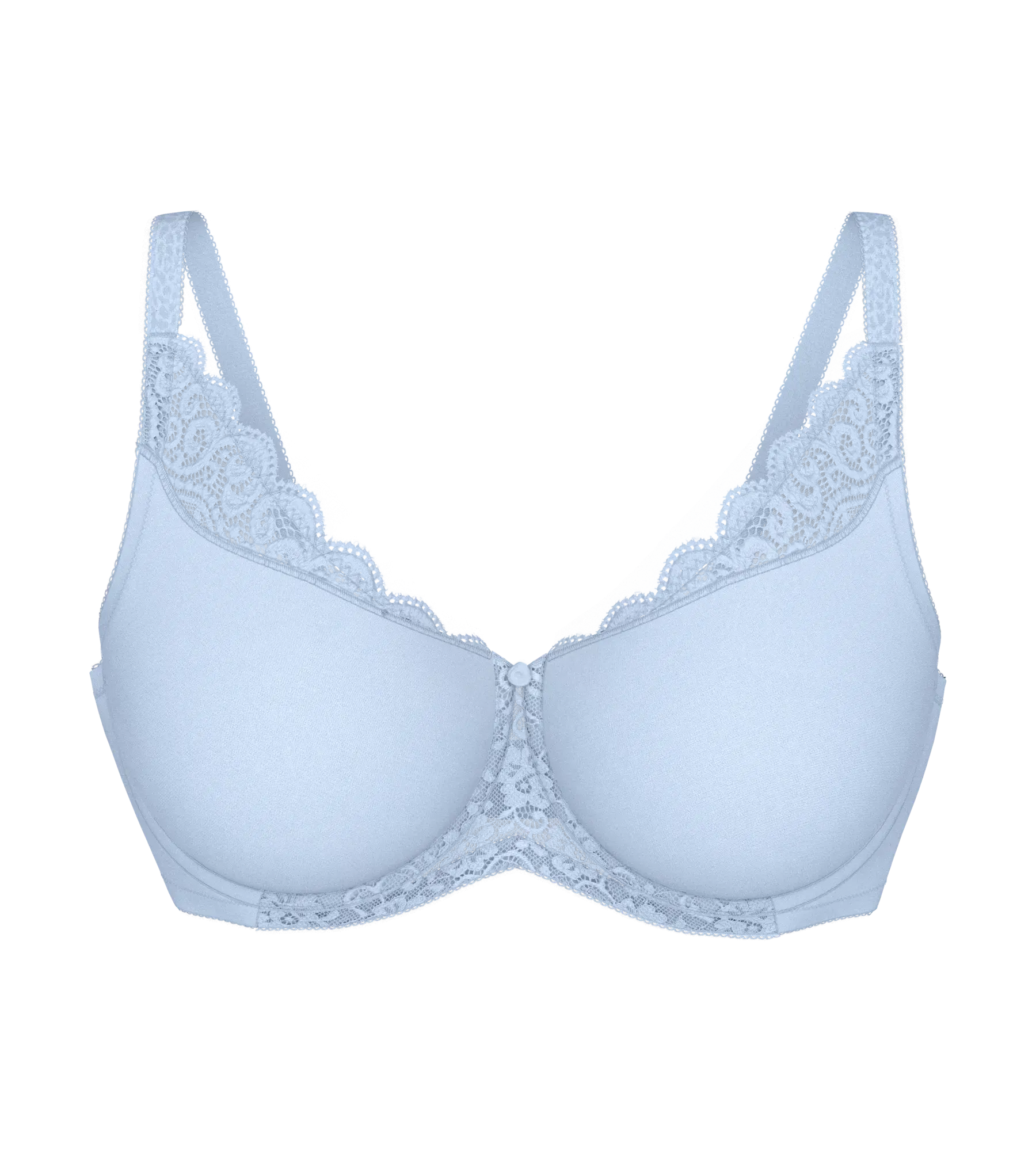 Underwired bra seamless minimizer - Amourette W01 R - 00SH Ice blue
