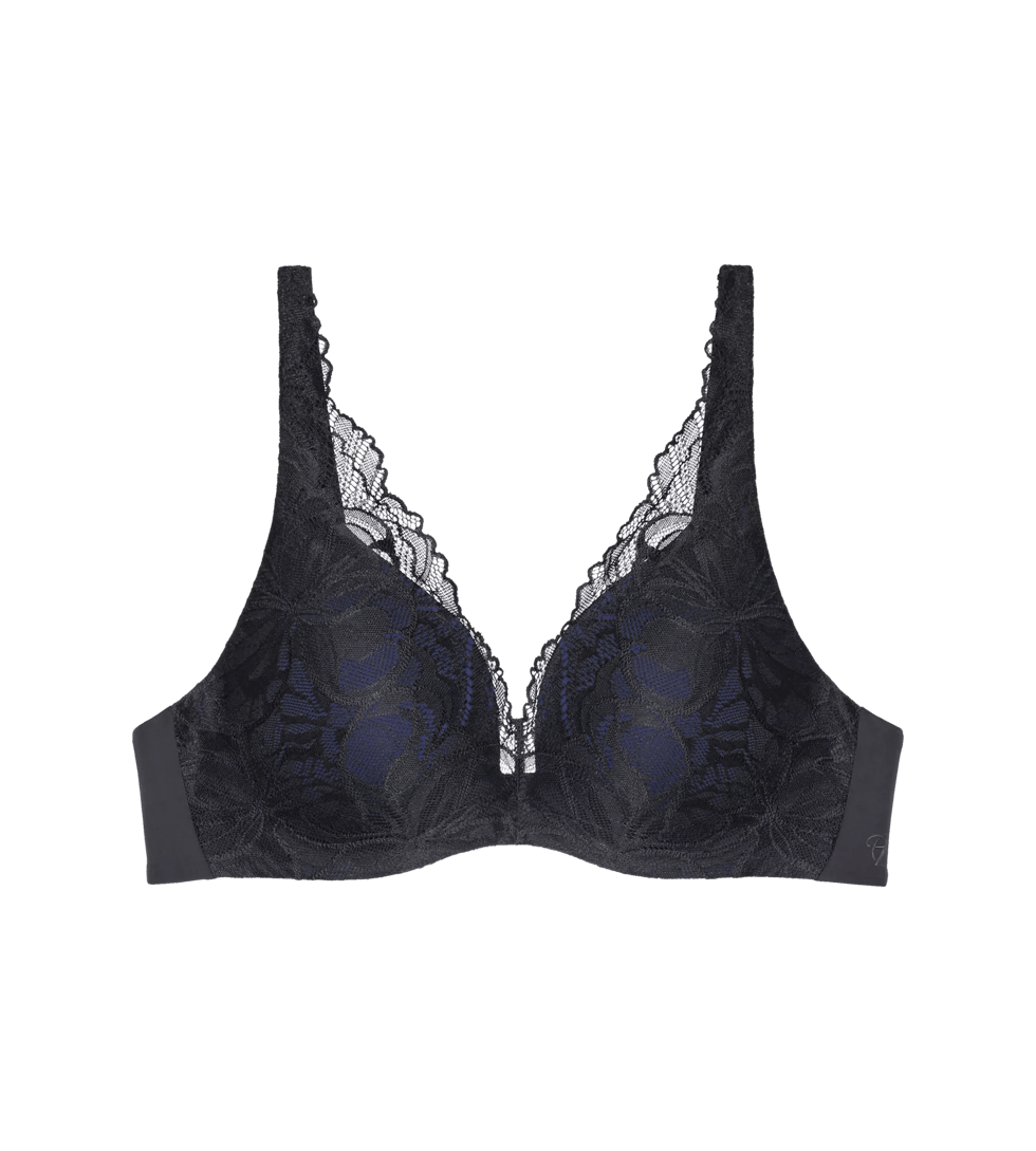 Push-up Bra - Body Make-Up Illusion Lace WP - Black and Nude
