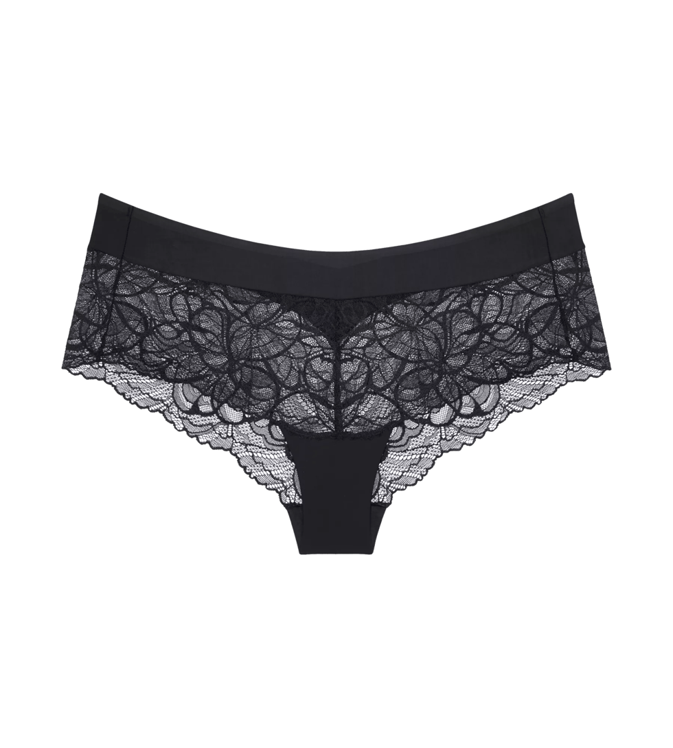 hipster - Body Make-Up Illusion Lace Shorty R* - Black