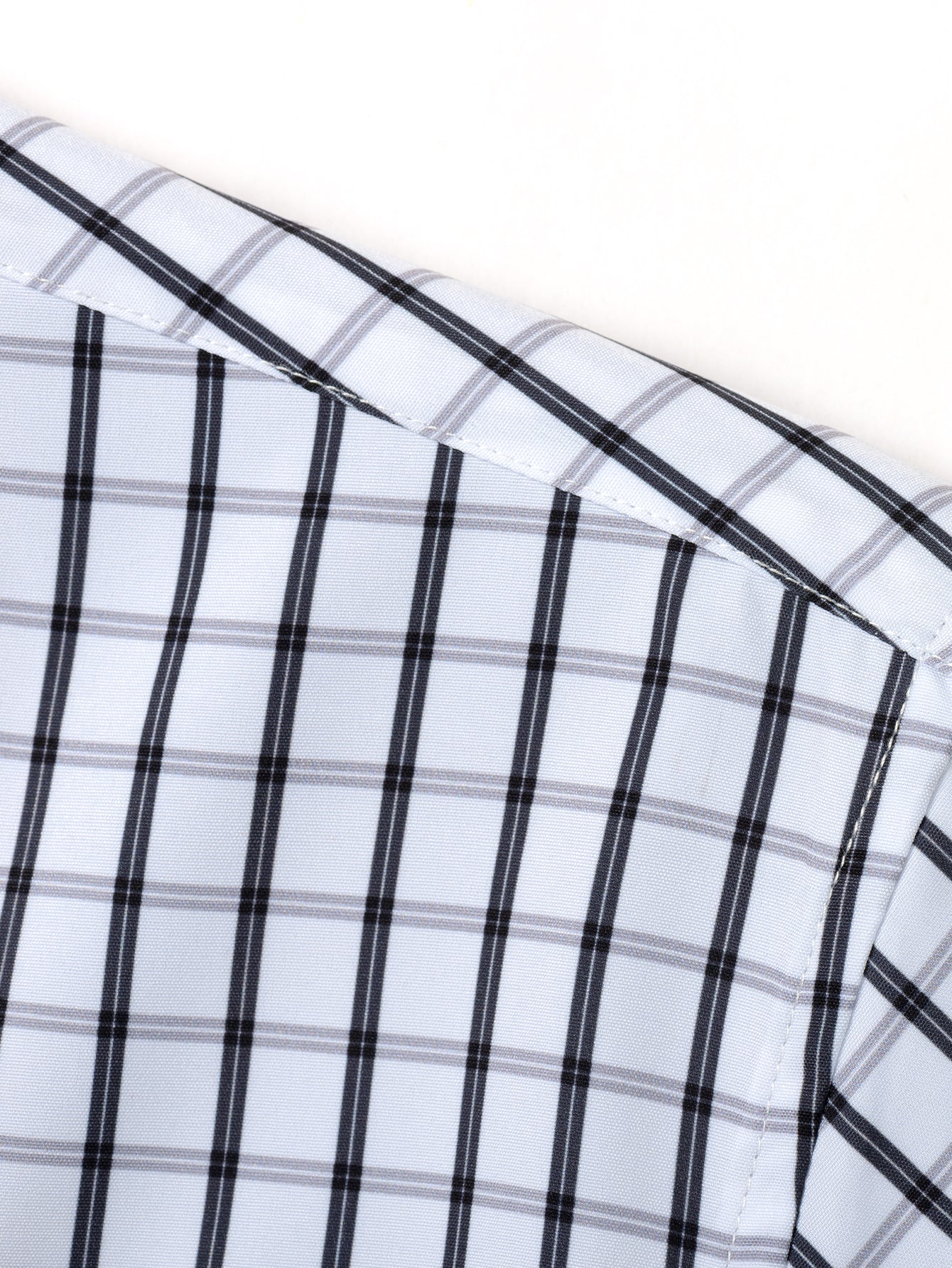 Checked Long Sleeve Shirt with Buttons & Slim Fit Narrow Leg Pants