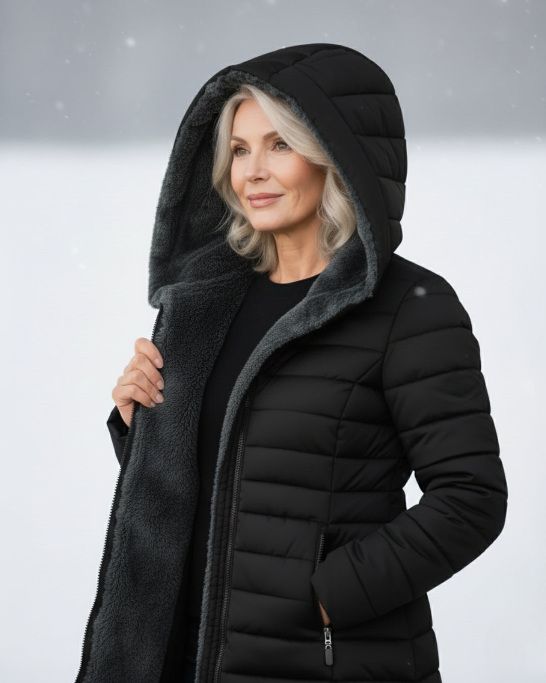 Grace - Warm Fleece Puffer Jacket
