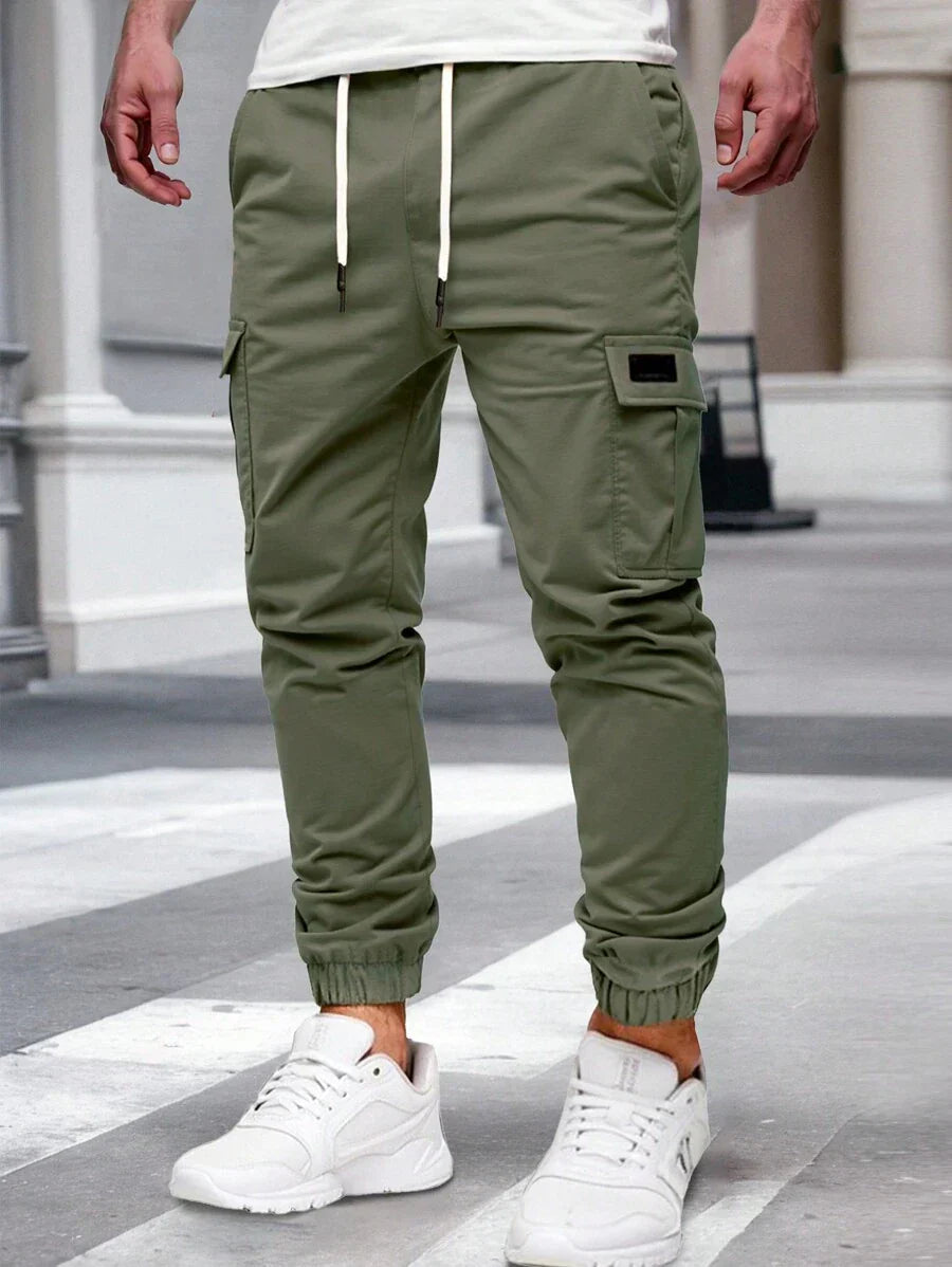 RICCARDO | Lightweight Cargo Joggers Featuring Pockets
