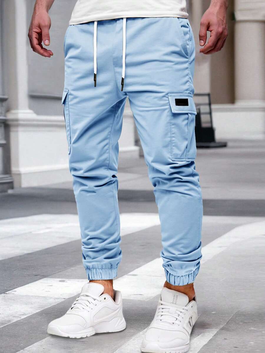 RICCARDO | Lightweight Cargo Joggers Featuring Pockets