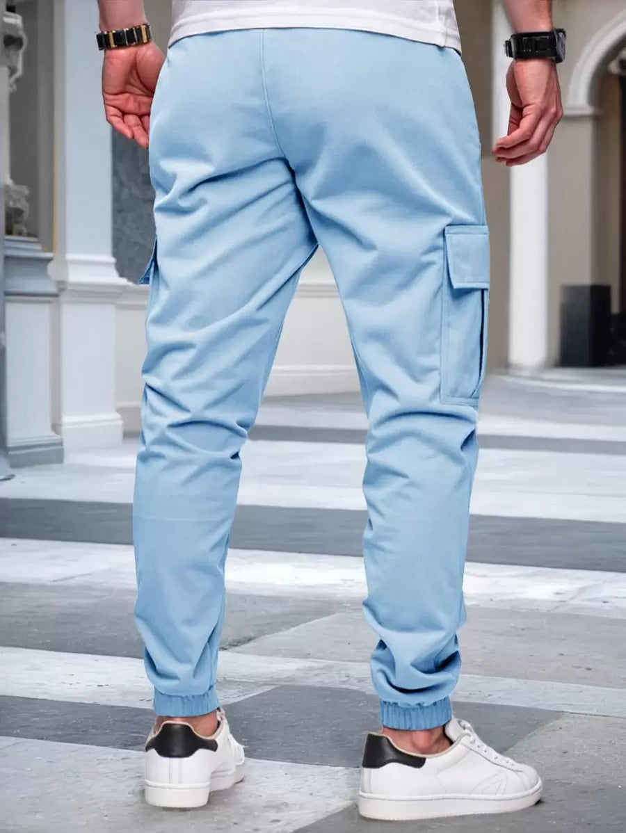 RICCARDO | Lightweight Cargo Joggers Featuring Pockets