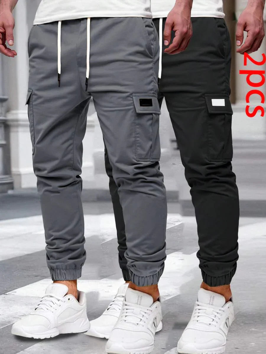 RICCARDO | Lightweight Cargo Joggers Featuring Pockets