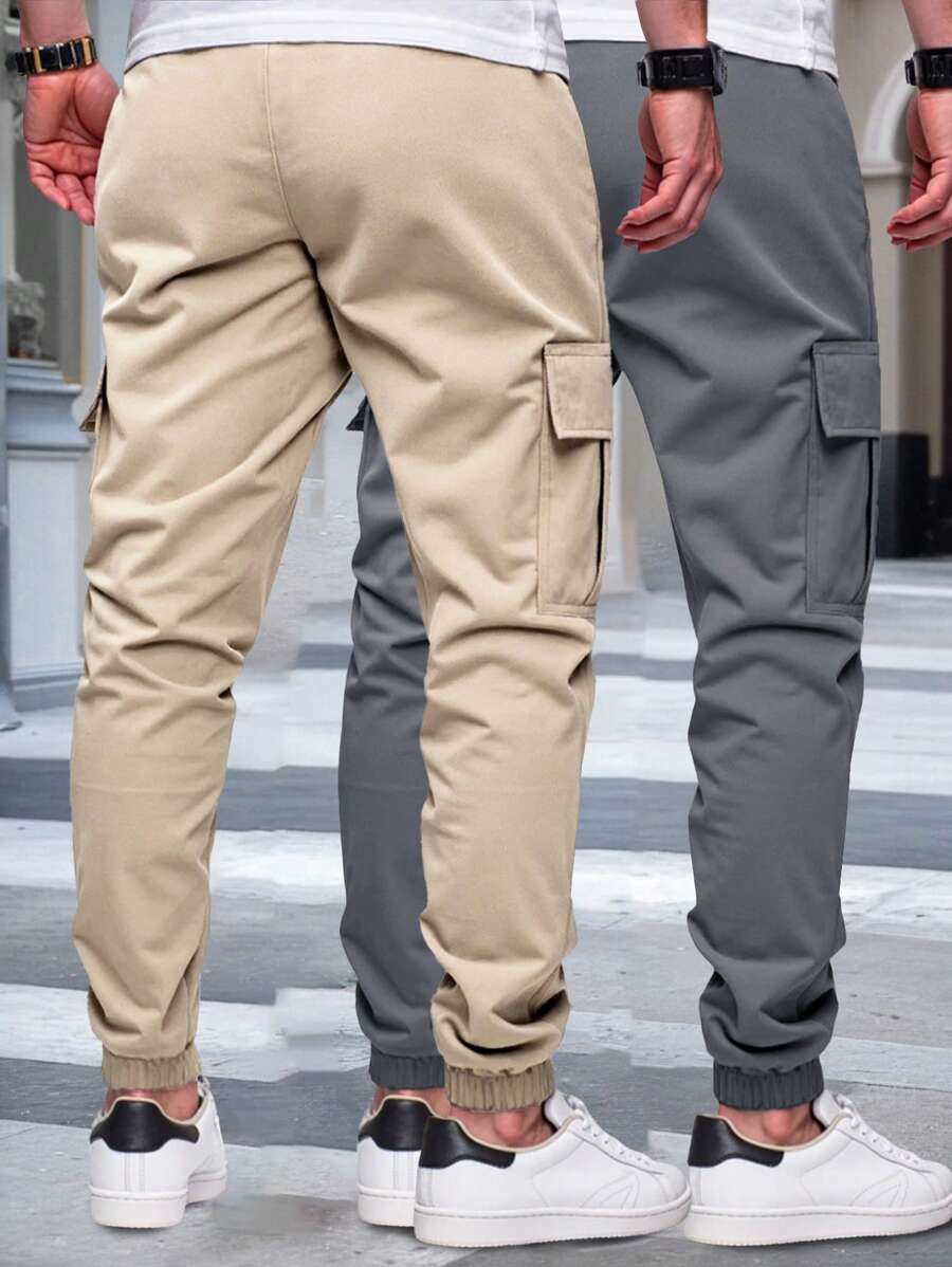 RICCARDO | Lightweight Cargo Joggers Featuring Pockets