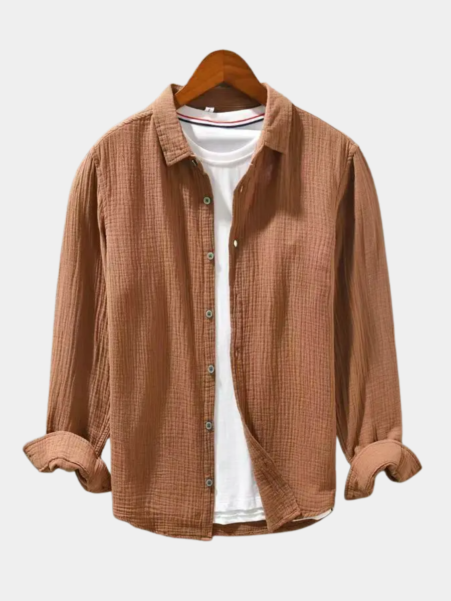 Elegant Soft Cotton-Like Silk Shirt - Montaracrest