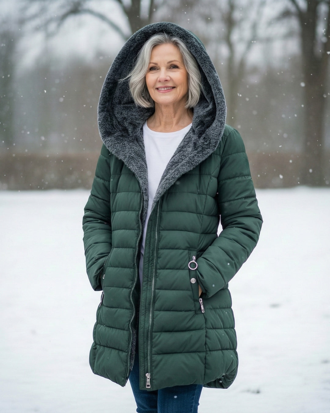 Grace - Warm Fleece Puffer Jacket