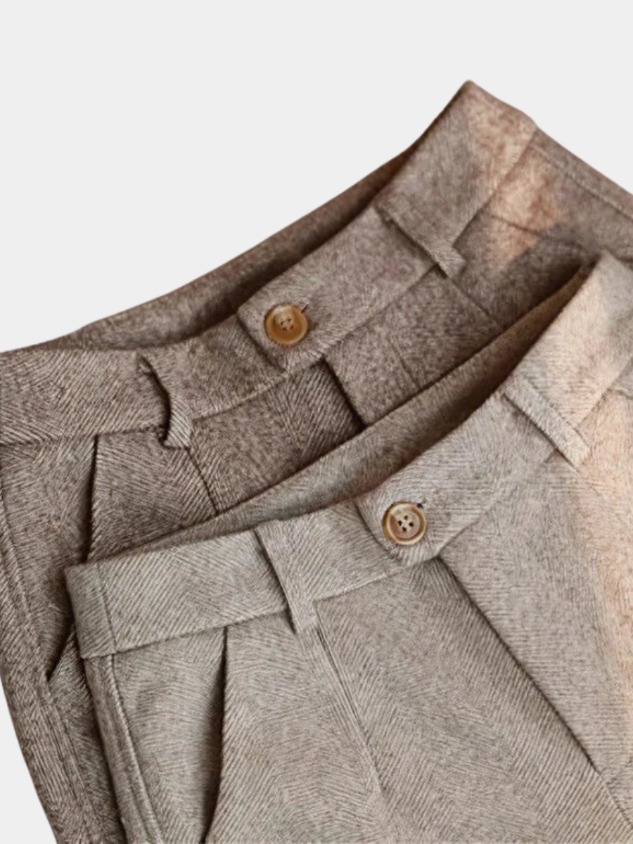Tailored Pure Wool Elegant Trousers - Montaracrest