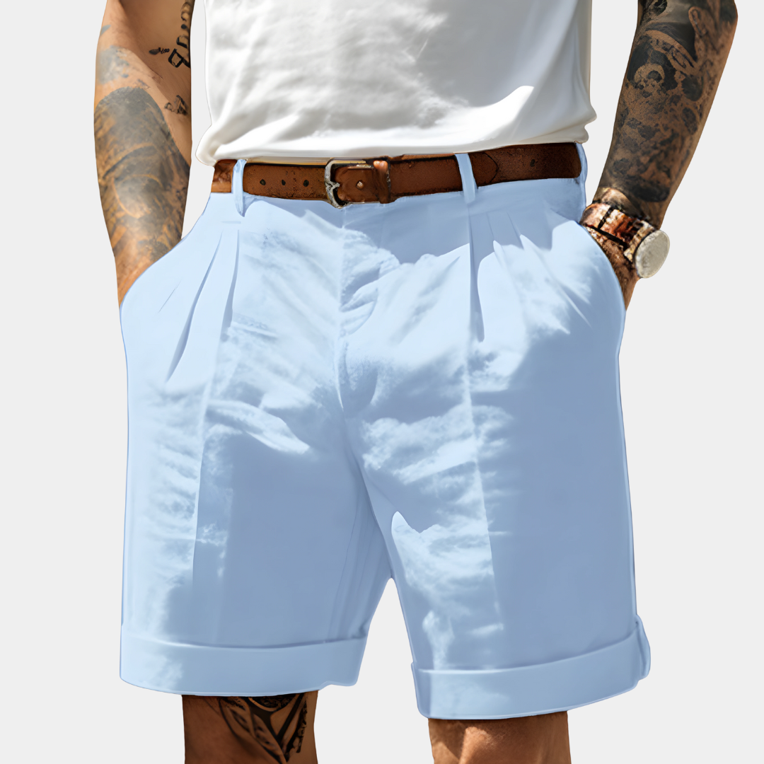 Elegant Breathable Cotton Bermuda Shorts - Montaracrest
