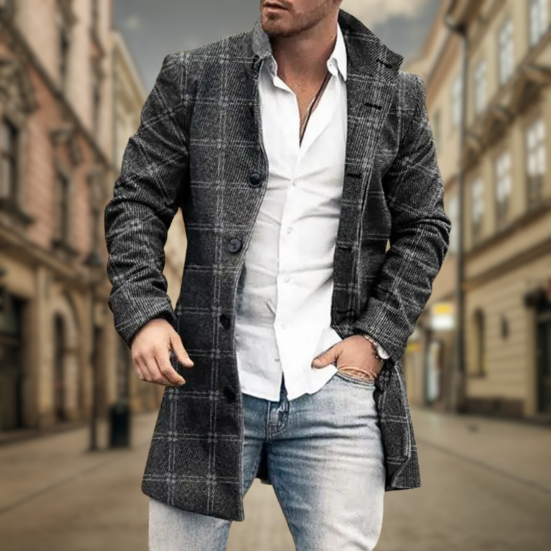 Men's Elegant Coat - Timeless Style and Sophistication