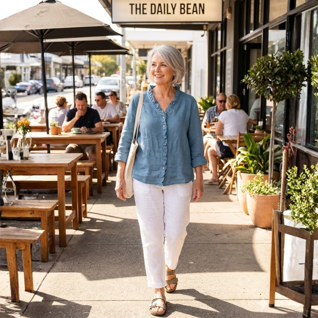 Rica | Retro Ruffle Blouse