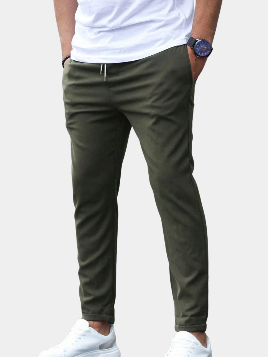 DAVID | PREMIUM LIGHTWEIGHT STRAIGHT LEG CASUAL PANTS