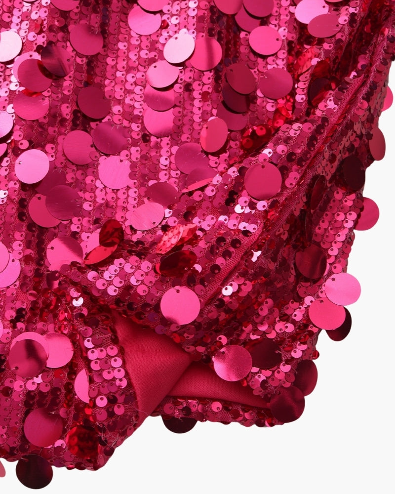 Mini Abito da Party con Paillettes - Montaracrest
