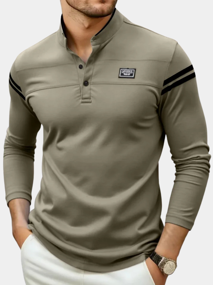 Contemporary Long-Sleeved T-Shirt for Men - Montaracrest