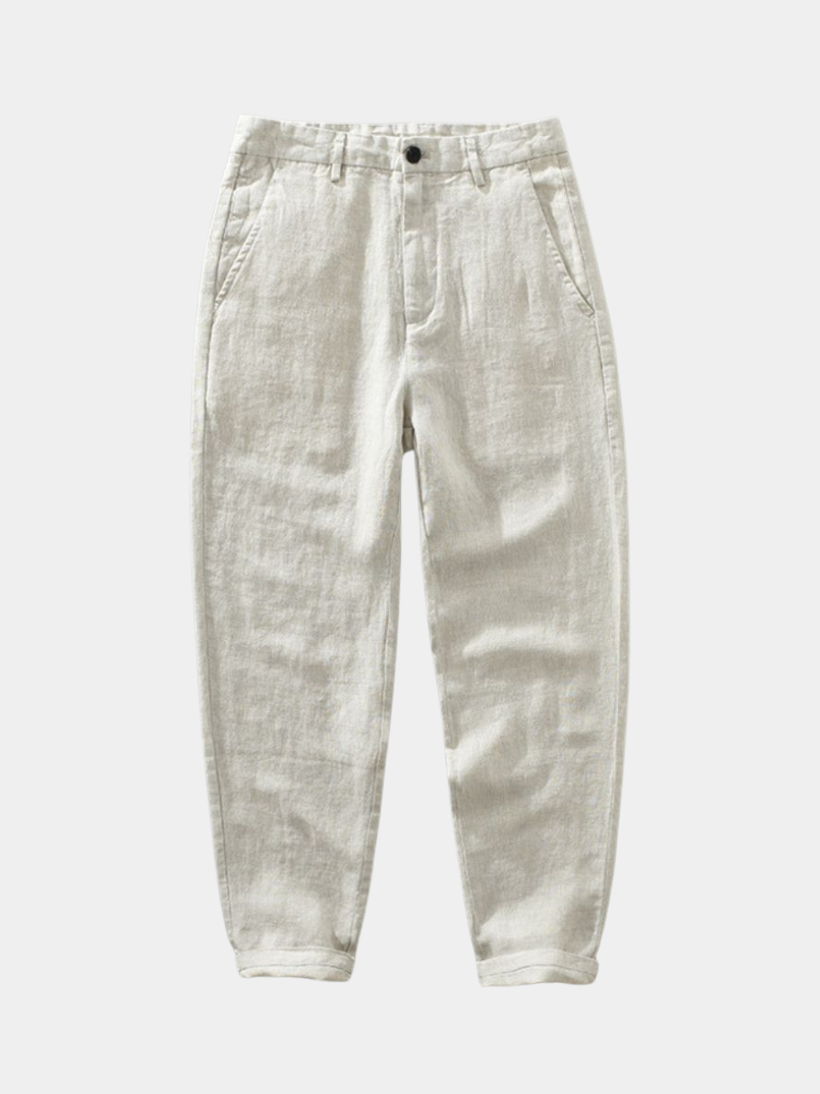 Classic Straight Linen Pants - Montaracrest