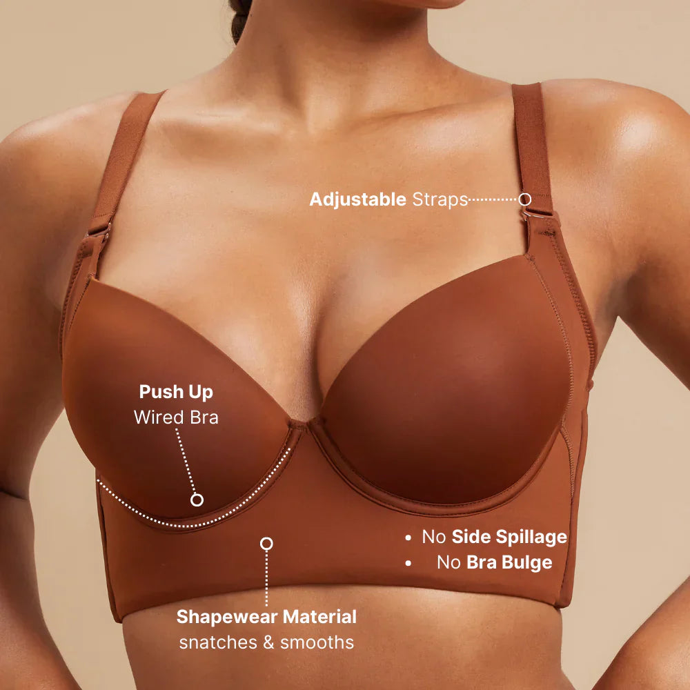 Dolly Seamless Bust Support Full Coverage Shapewear Bra