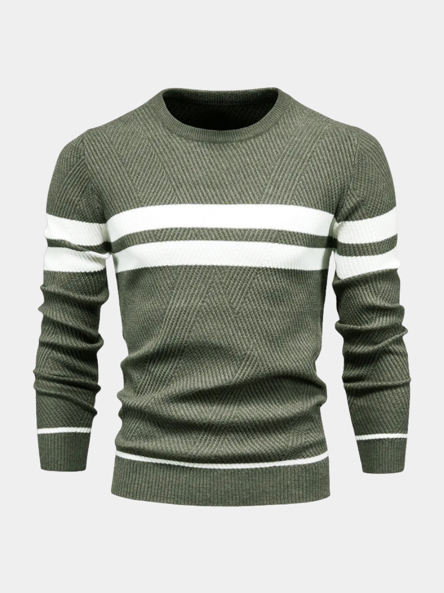 Striped Pullover Sweater - Montaracrest