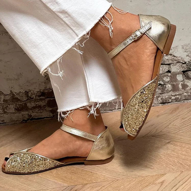 Montaracrest women's bassa sandal with ankle strap and open toe, featuring a stylish leather design and comfortable fit.