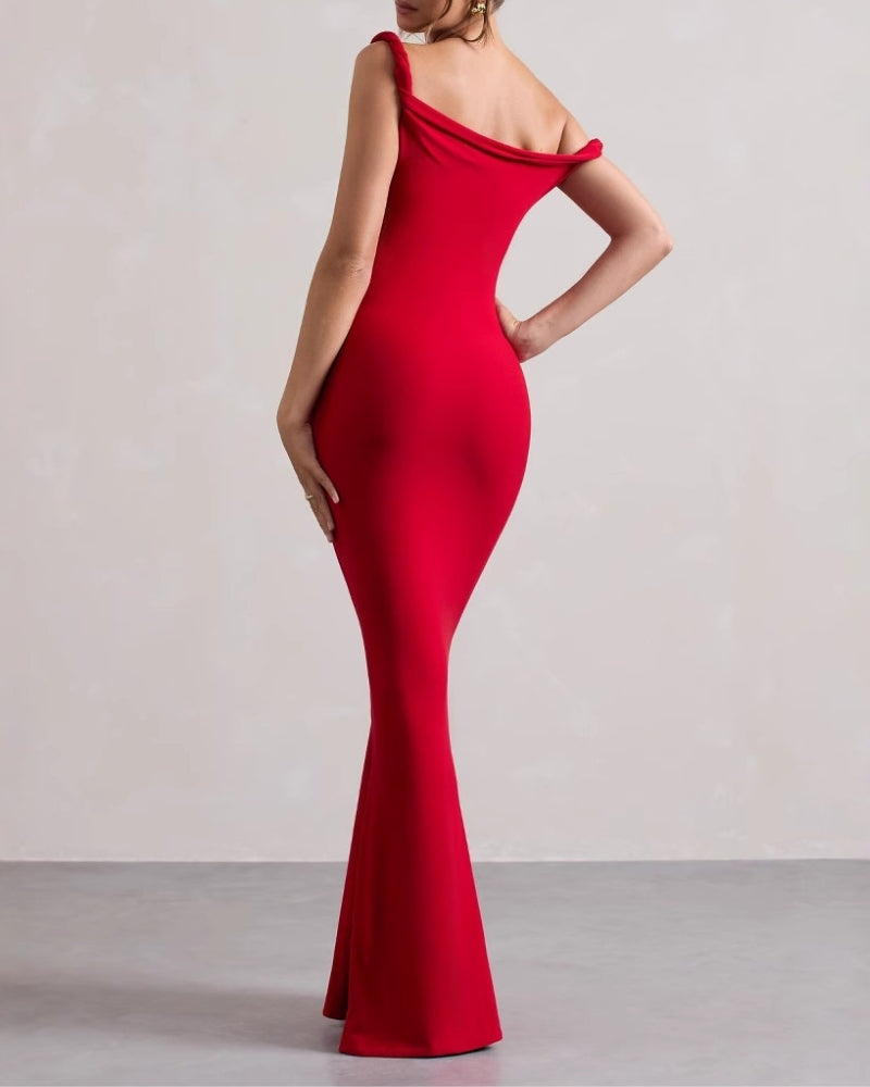 Abito Lungo Bodycon Monospalla - Montaracrest