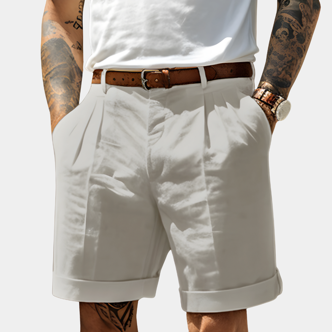 Elegant Breathable Cotton Bermuda Shorts - Montaracrest