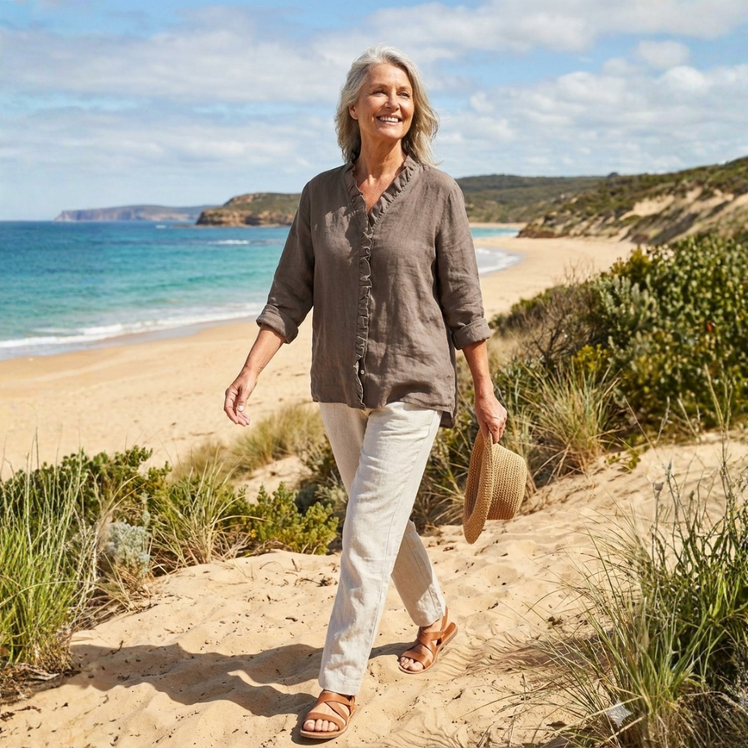 Rica | Retro Ruffle Blouse