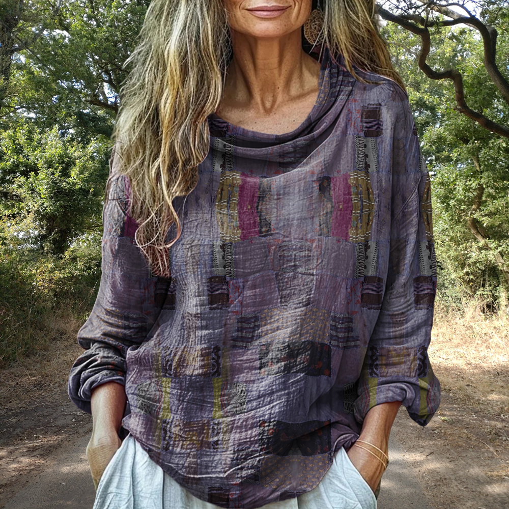 Mauri | Artful Floral Blouse