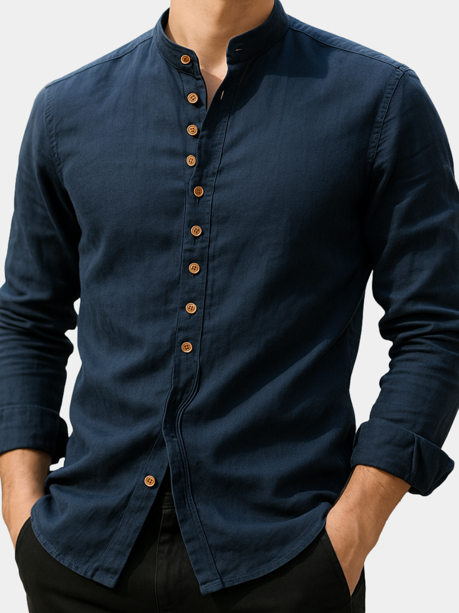 Premium Linen and Cotton Blend Shirt - Montaracrest