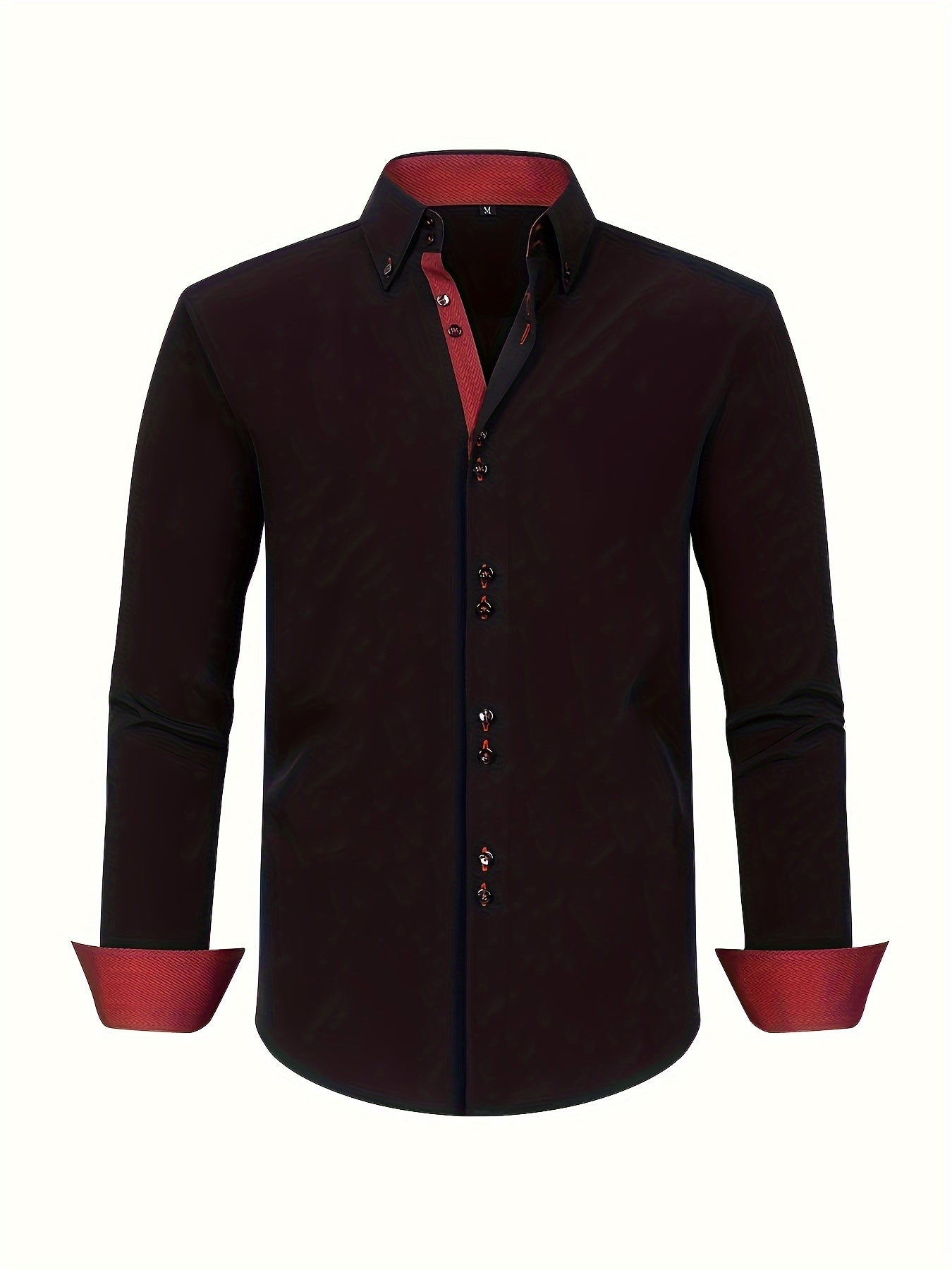 ALBERTO | Sleek Elegant Shirt with Contrasting Accents