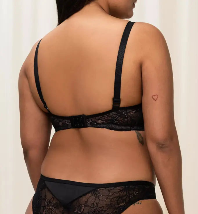 Underwired bra - Amourette Charm T W02 - Black