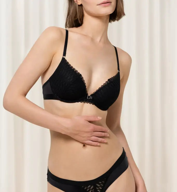 Push-up bra - Aura spotlight WHU - Black