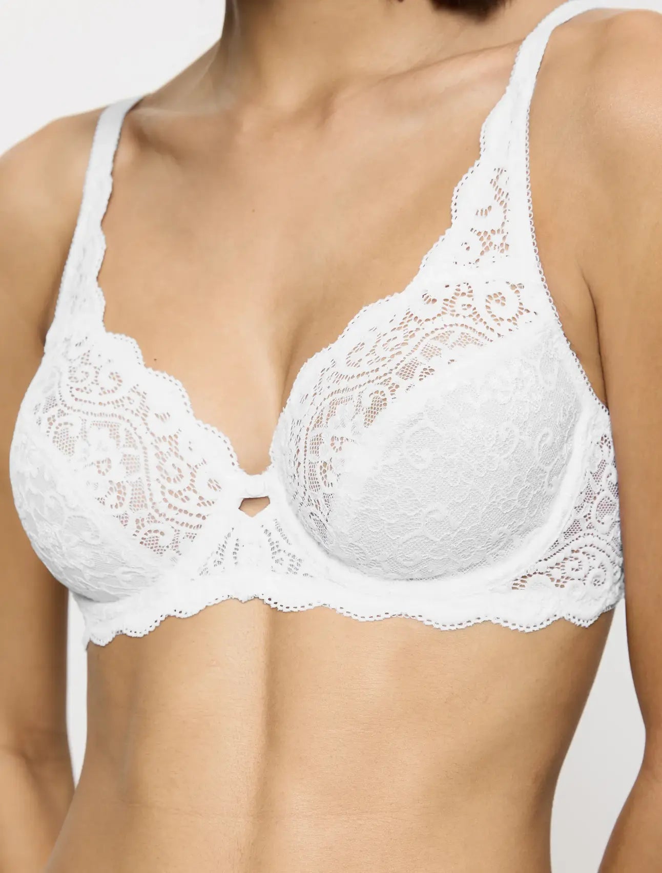 Underwired lace bra - AMOURETTE W - 2 COLOURS
