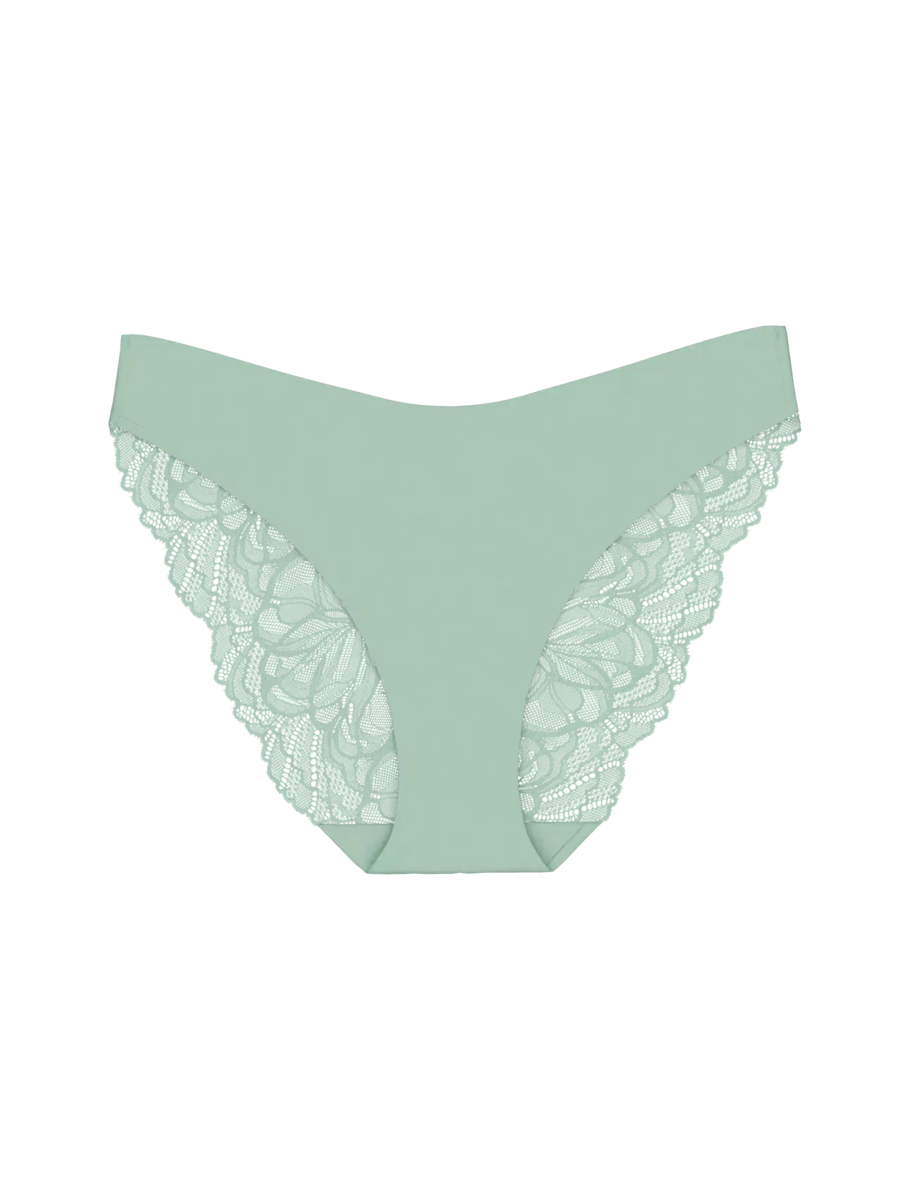 luxe brief - Body Make-Up Illusion Lace highleg Tai - 7329 - MISTY TURQUOISE