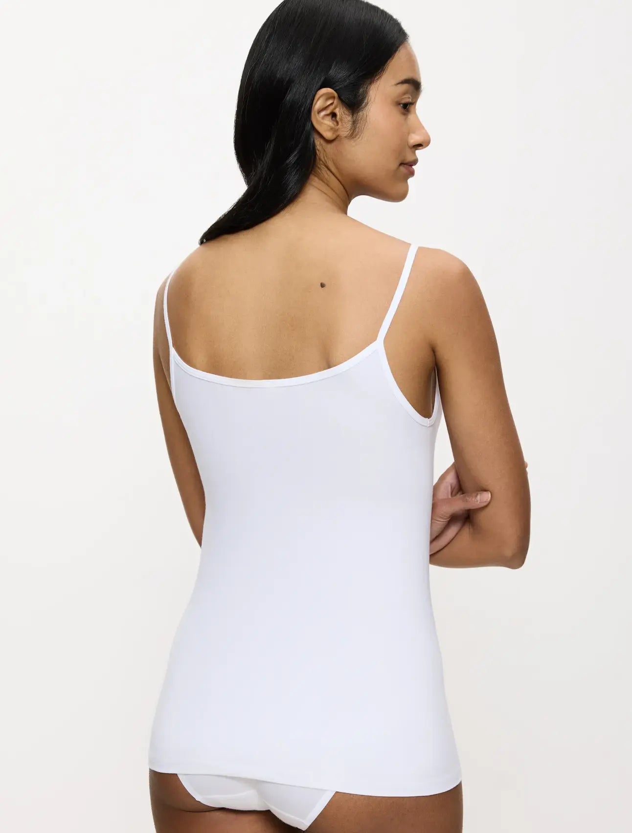 Shirt / Top with spaghetti straps - Feel Of Cotton Spaghetti Top O - 2 colours
