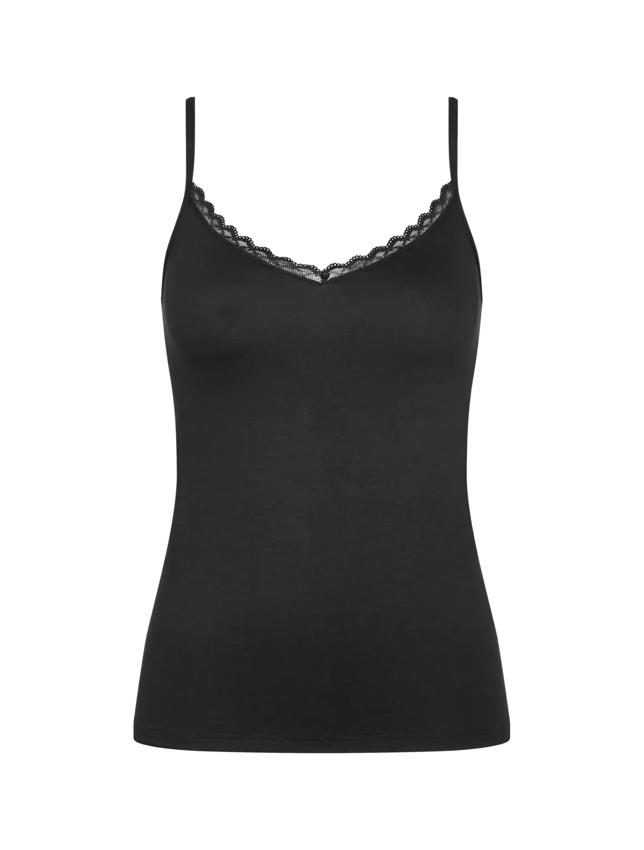 Shirt / Top with spaghetti straps - Feel Of Cotton Spaghetti Top O - 2 colours
