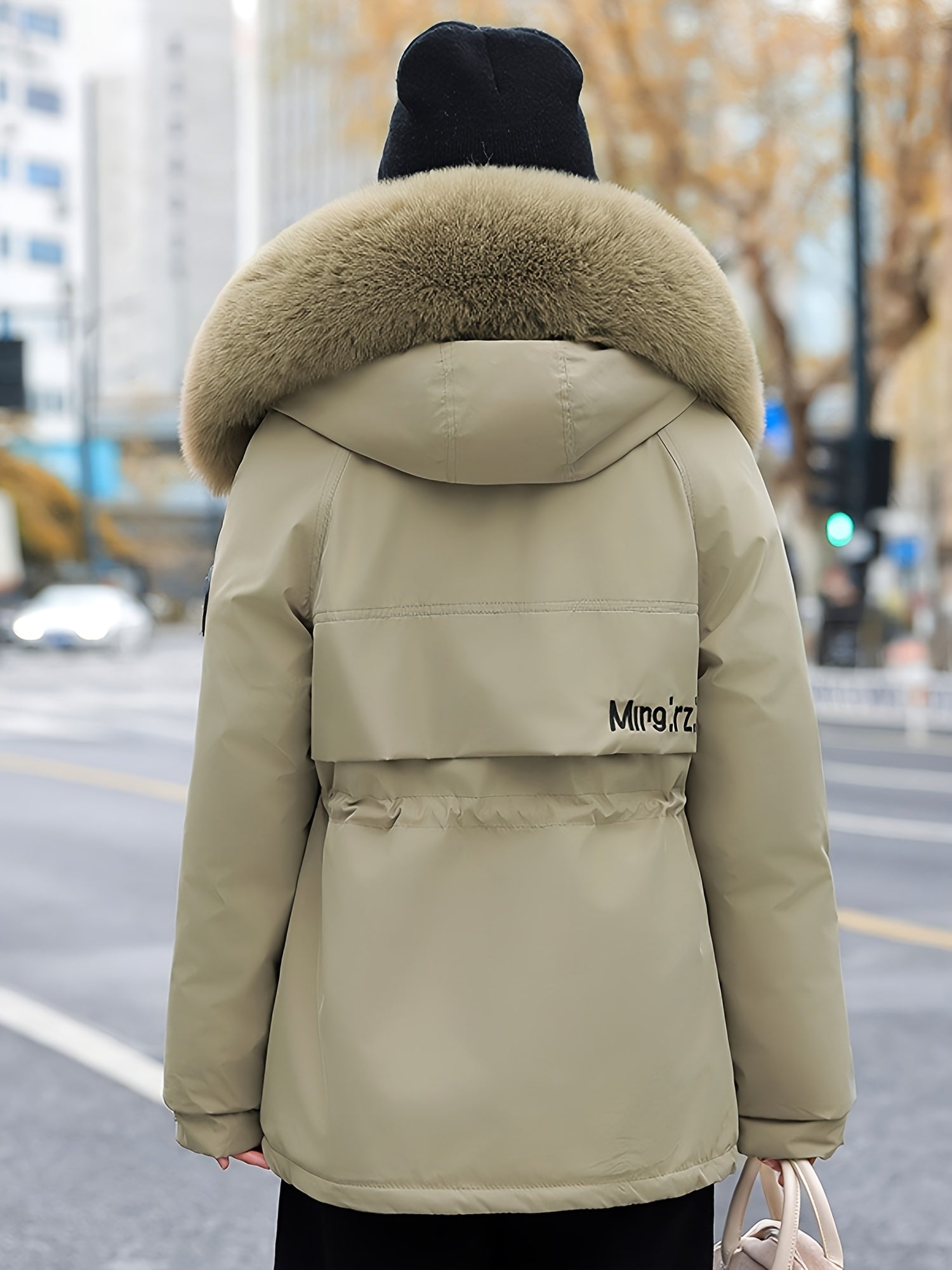 Chloe | Utility Faux-Fur Collar Parka Jacket