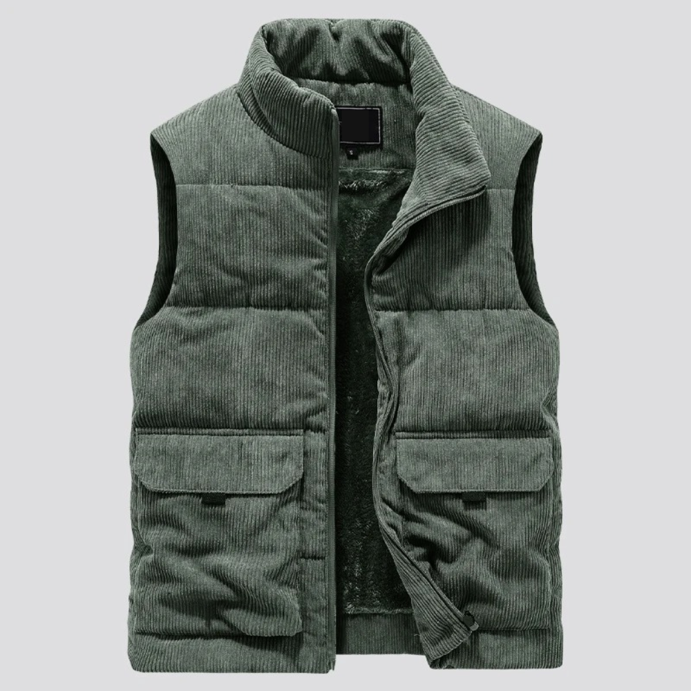 Double-Lined Corduroy Vest