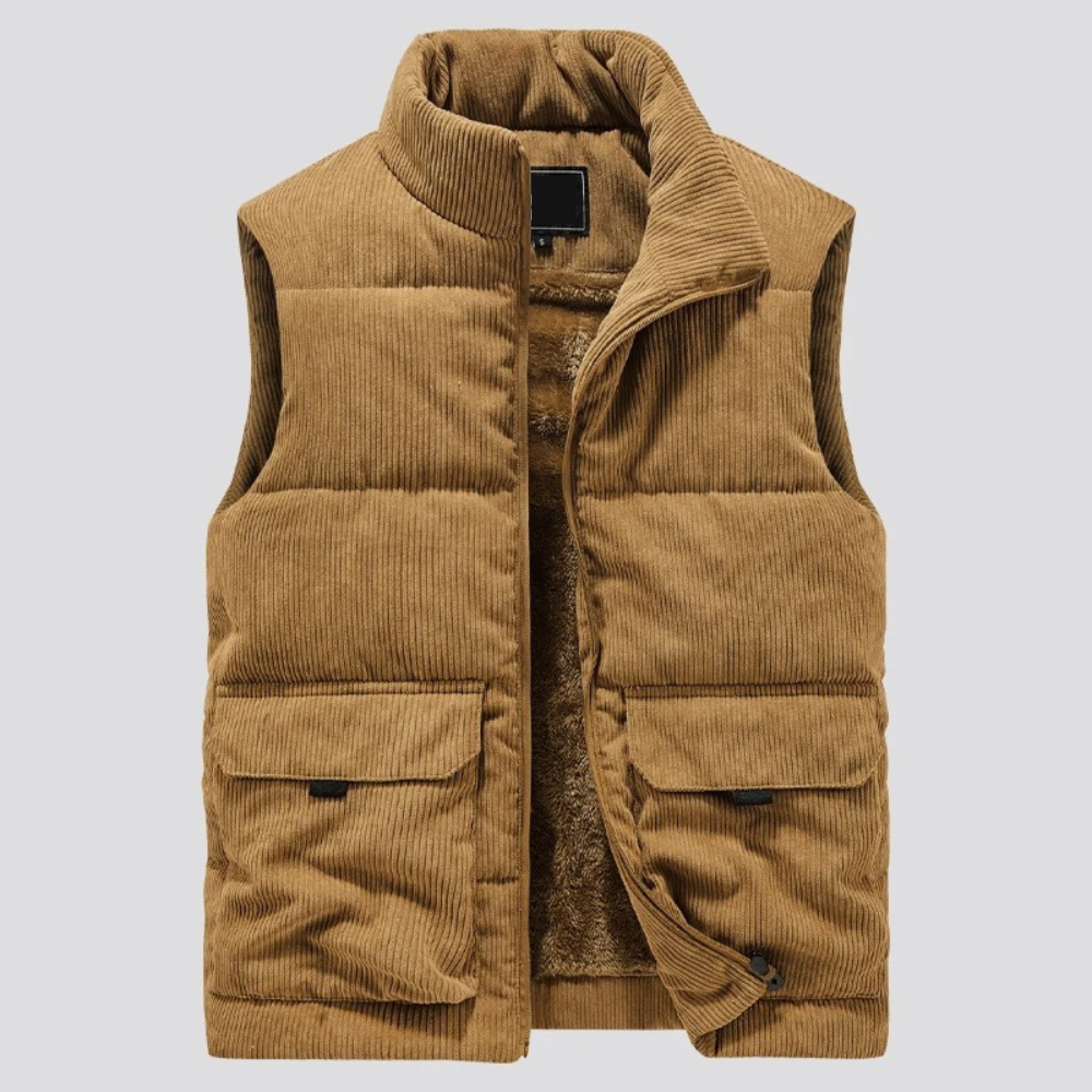 Double-Lined Corduroy Vest