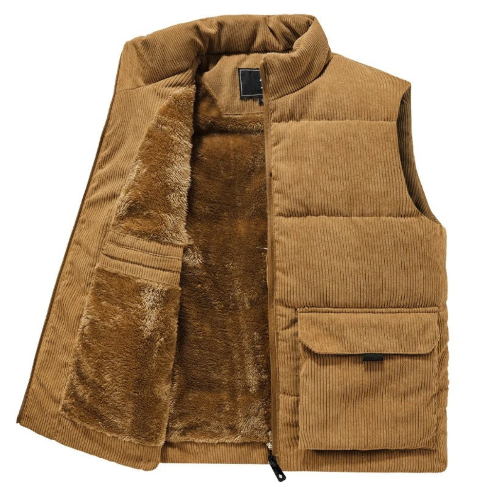 Double-Lined Corduroy Vest