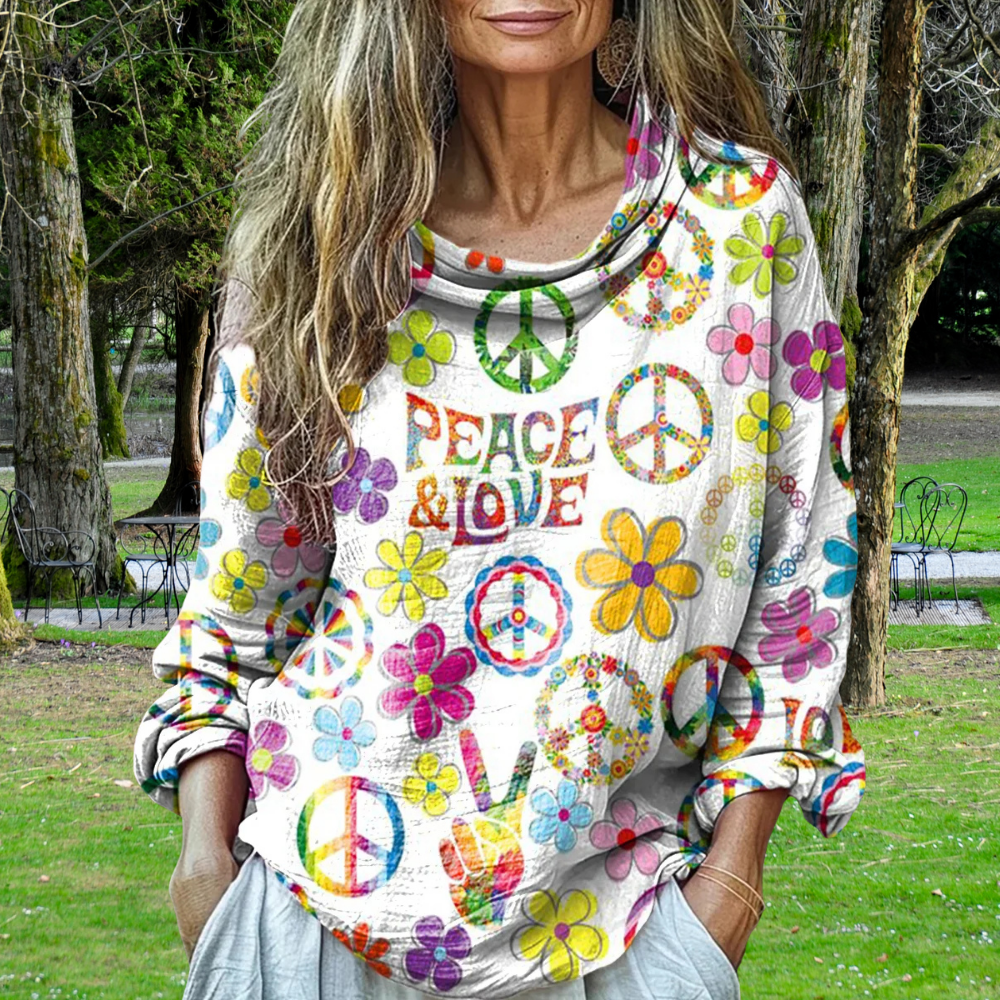 Mauri | Artful Floral Blouse