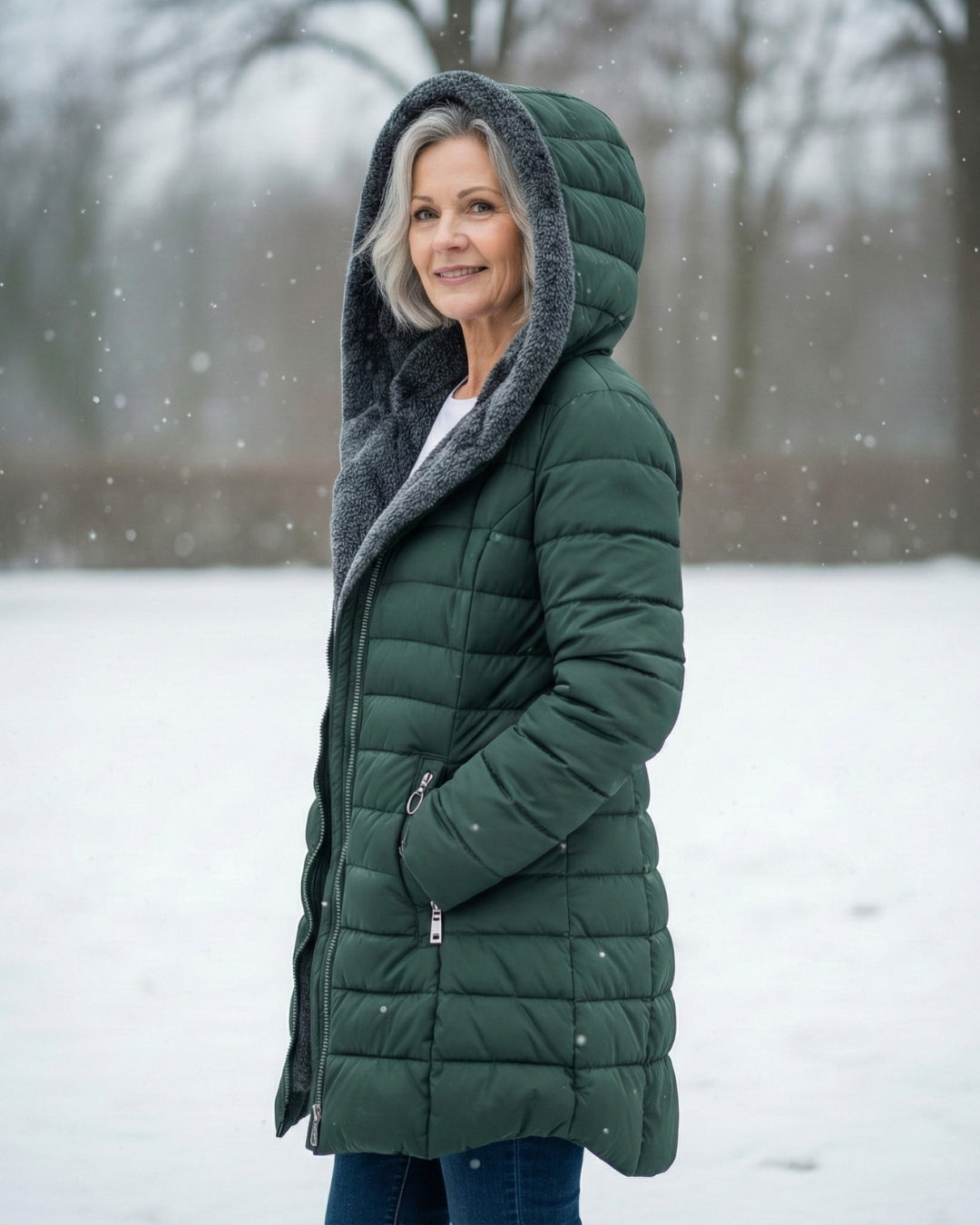 Grace - Warm Fleece Puffer Jacket