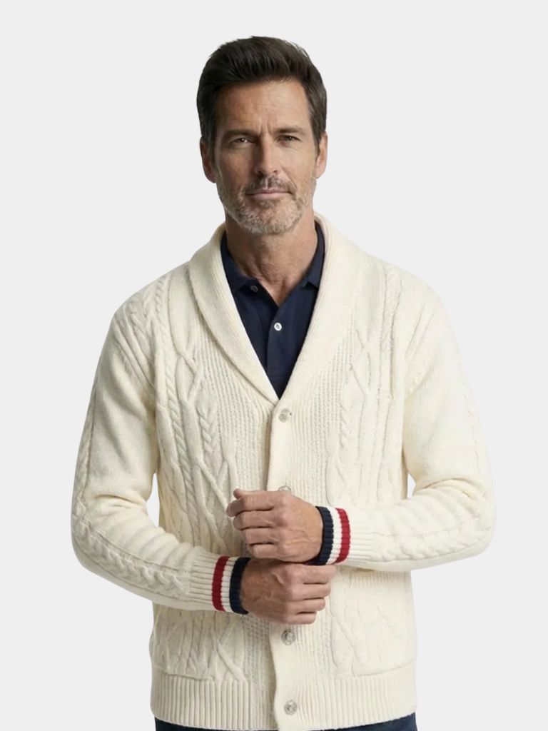 Montaracrest maglione con collo a sciarpa, soft knit fabric, in neutral tones, featuring a cozy, stylish design for cold weather.