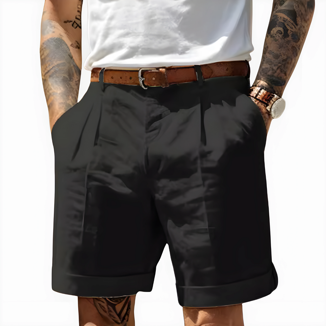 Elegant Breathable Cotton Bermuda Shorts - Montaracrest