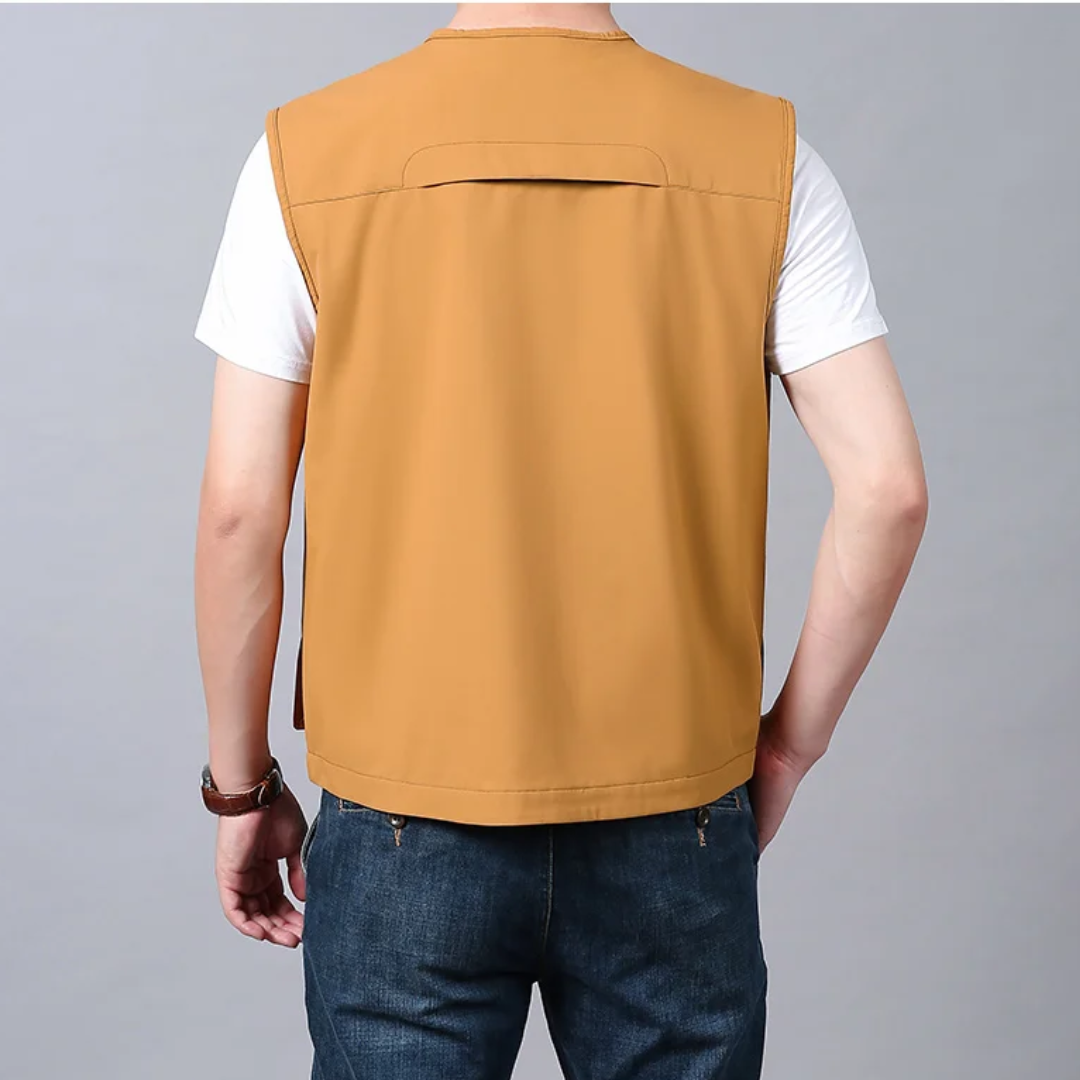 Breathable Cargo Vest with Multiple Pockets