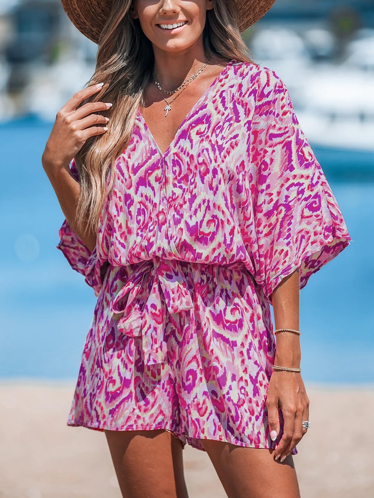 Vina | Lace-Up Chic Jumpsuit