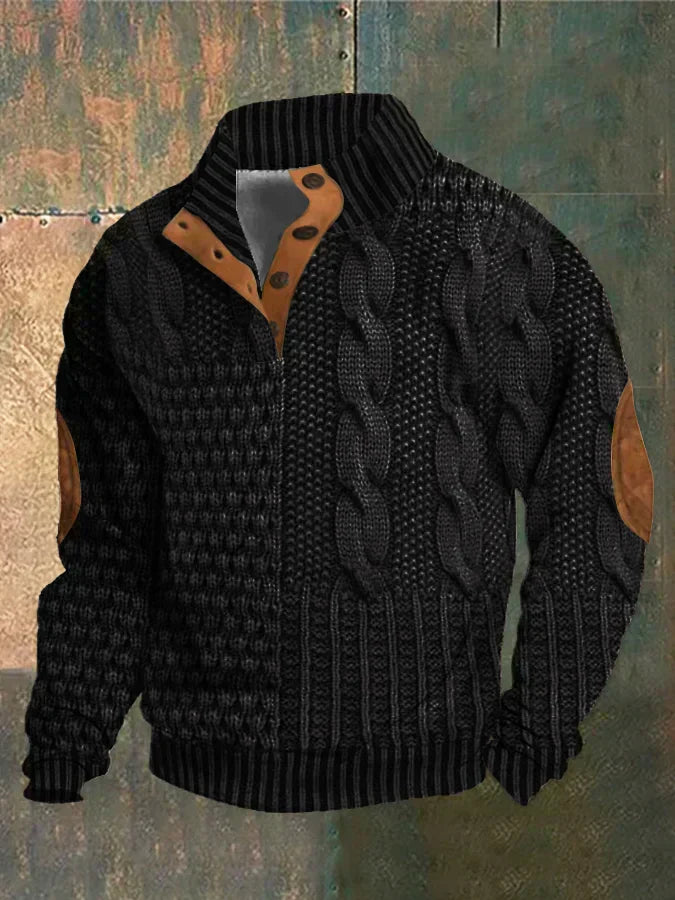 Cozy Patterned Pullover - NICK - Montaracrest
