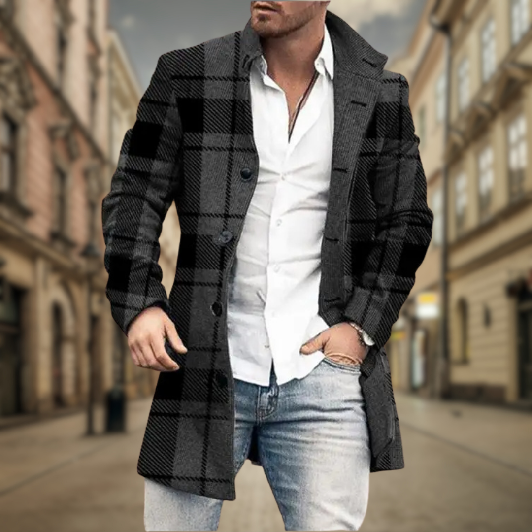 Men's Elegant Coat - Timeless Style and Sophistication