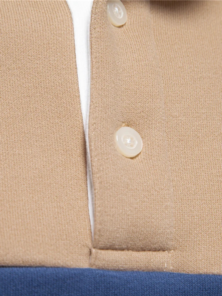 Montaracrest alpine pullover with zip collar, casual polo in soft fabric, shown in a relaxed fit with a zipper detail.